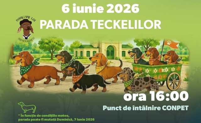 Parada Teckelilor, în acest weekend, la “Republica de sub Castani”!