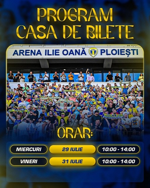 Loc pe Ilie Oană. Programul caselor de bilete