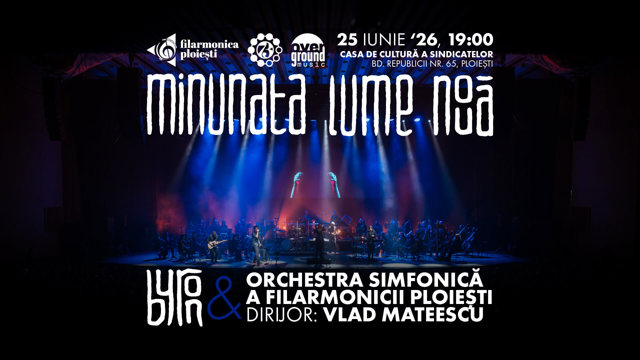 „Minunata Lume Nouă – byron simfonic” | byron și Orchestra Simfonică a Filarmonicii Ploiești sub bagheta dirijorului Vlad Mateescu