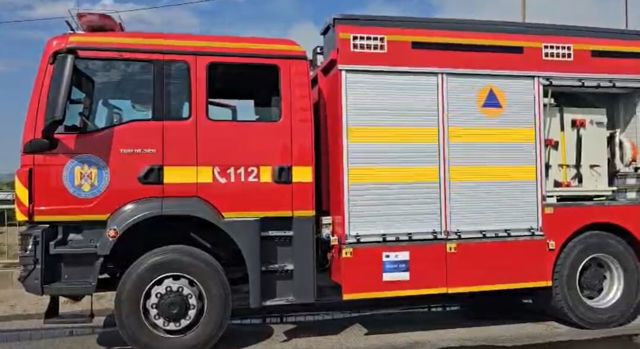 Incendiu în comuna Corbii Mari