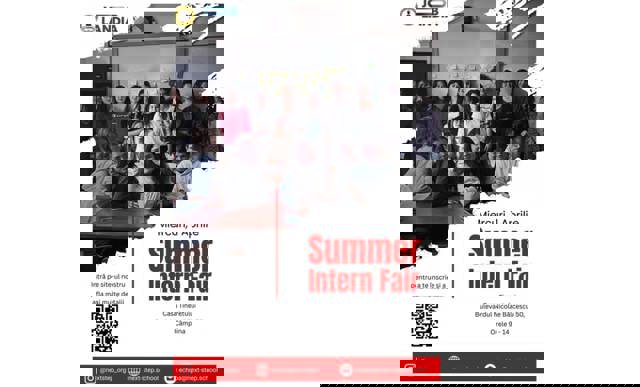 NextStep Summer Intern Fair, primul târg de job shadowing pentru liceenii prahoveni. Tinerii află live ce presupune o carieră