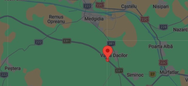 Accident cu şapte maşini pe Autostrada Soarelui, în județul Constanța. Circulaţia rutieră temporar restricţionată pe sensul spre București   