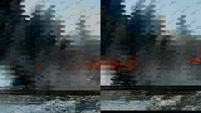 Planul Roşu de Intervenţie activat în Olt, după ce a izbucnit un incendiu la vagonul unui tren de călători