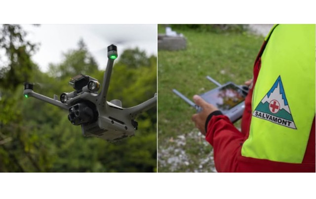 O dronă de ultimă generație  a intrat în dotarea Salvamont Sinaia