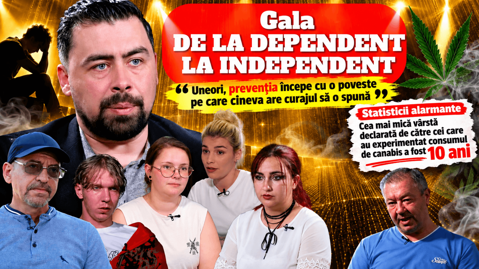Gala „De la Dependent la Independent” – povești reale despre dependență, recuperare și prevenție