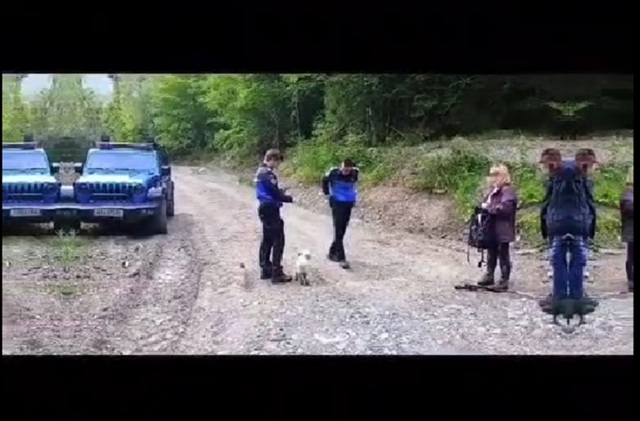 Turiști recuperați de jandarmi dintr-o pădure din zona Sinaia. Oamenii nu au mai găsit drumul de întoarcere