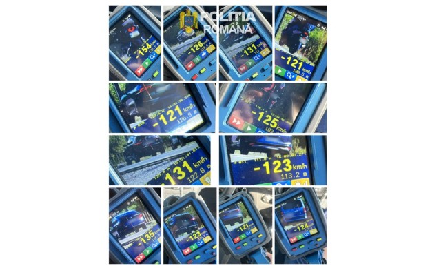 15 șoferi vitezomani au fost lăsați fără permis, duminică după-amiază, de polițiștii prahoveni