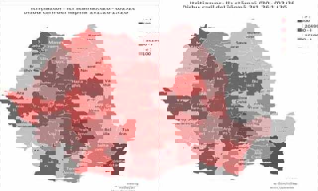 Peste 9.000 de pacienți au fost diagnosticați cu gripă clinică, săptămâna trecută. Aproape un sfert dintre cazuri, în București și Prahova