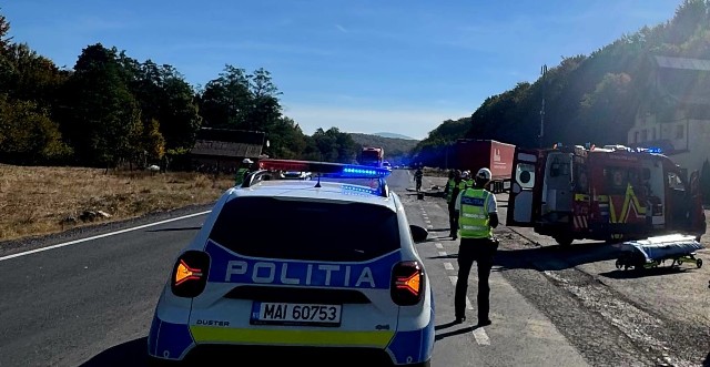 Accident rutier, pe DN 1, între localitățile Perșani și Vlădeni