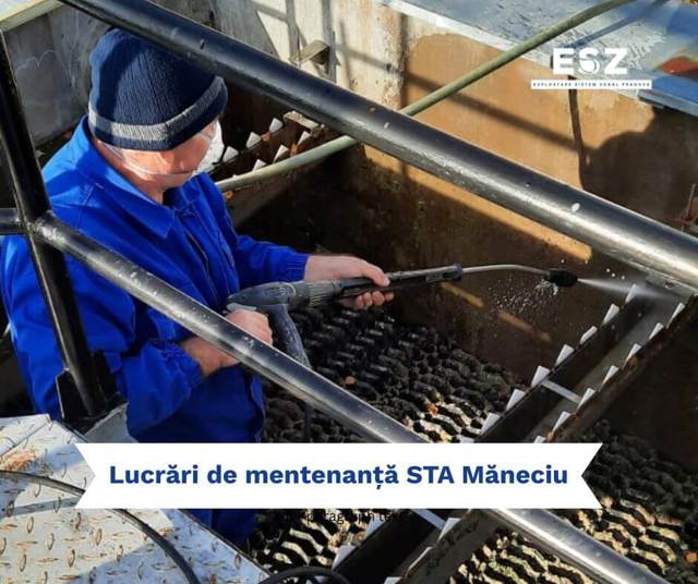 ESZ PRAHOVA. Lucrări de întreținere desfășurate la Stația de Tratare Măneciu