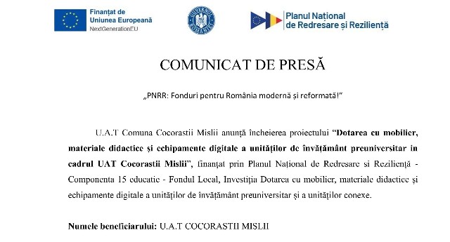 U.A.T Comuna Cocorastii Mislii
