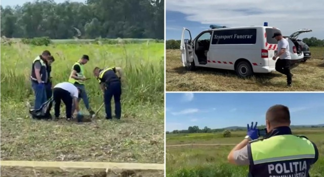 Un bărbat a sunat la 112 după ce a făcut o descoperire macabră pe un câmp, în timp ce își plimba câinele