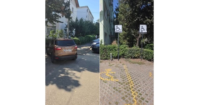O altfel de sesizare privind locurile rezervate persoanelor cu dizabilități în parcările rezidențiale din Ploiești