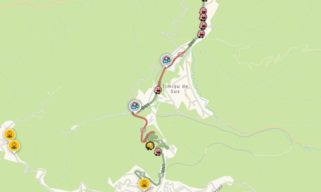 Incident pe DN1, aproape de Cotul Donului. Un transport agabaritic a rămas blocat