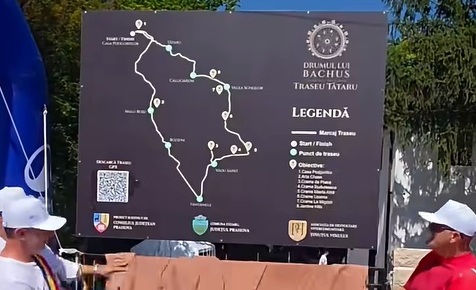 „Drumul lui Bachus”, deschis pentru cicliști. 36 de kilometri, un drum care leagă șase localități din Ținutul Vinului