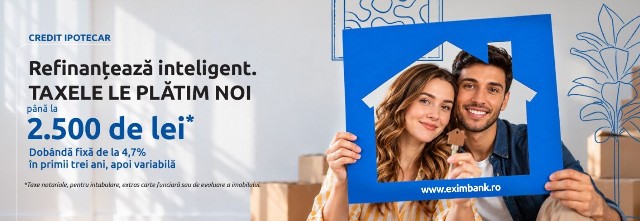 Finanțare avantajoasă pentru locuințe. Dobândă fixă redusă de la 4,7% în primii trei ani și până la 2.500 lei decontați la refinanțare