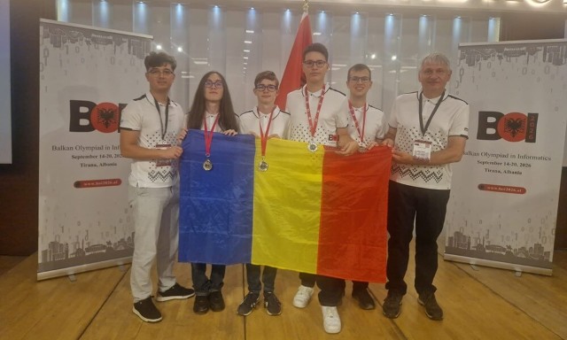 Patru medalii pentru lotul României, la Balcaniada de Informatică. Ploieșteanul Ștefan Savu a luat aurul! 