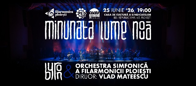 byron și Orchestra Simfonică a Filarmonicii „Paul Constantinescu” -  concert simfonic „Minunata Lume Nouă”