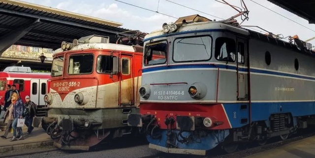 Un tren de călători a fost trimis pe o rută greșită dintr-o gară din Galați