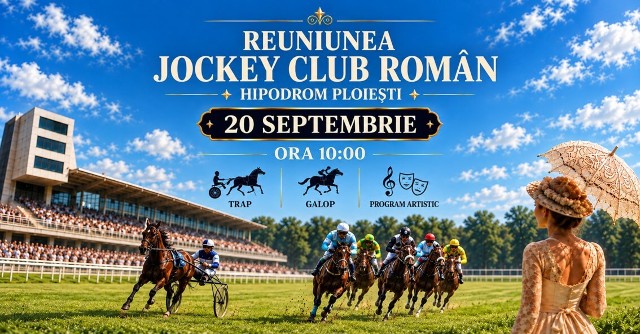 Spectacol și eleganță la Hipodrom! Duminică, 20 septembrie, reuniune hipică dedicată spectacolului, tradiției și pasiunii pentru curse