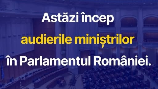 Șase miniștri audiați în comisii. Mureșan: “La solicitarea mea, fiecare audiere va dura 60 de minute, nu 30 de minute”