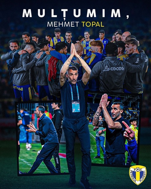 Despărțire oficializată. ”Mulțumim, Mehmet Topal!”