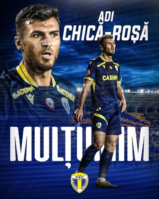 Mulțumim, Adi Chică-Roșă! Petrolul a încheiat conturile cu atacantul