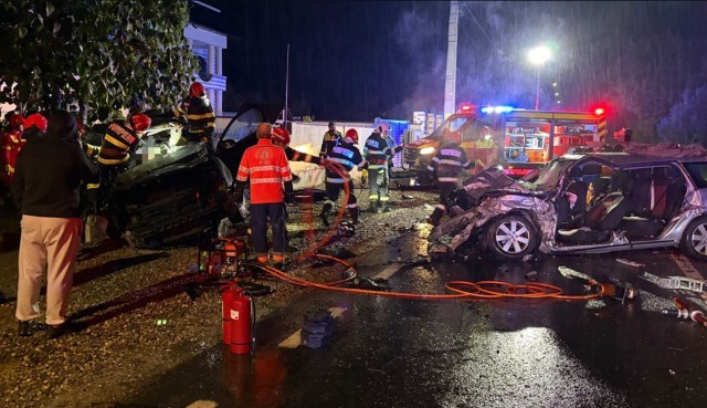 Trei tineri au murit într-un accident cumplit petrecut azi-noapte, pe DN67
