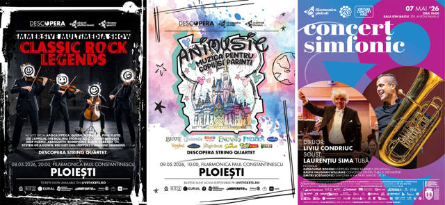 Trei experiențe sonore diferite oferite publicului de Filarmonica Ploiești 