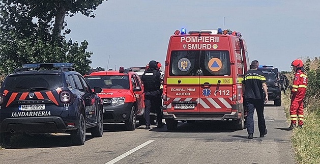 Dronă căzută în județul Buzău
