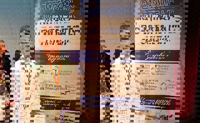 Felicitări, Iustin Dumitrescu! Elevul CNMV Ploiești este în lotul lărgit al României pentru Balcaniada de Matematică