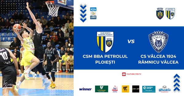 Ziua egalării? CSM BBA Petrolul-CS Vâlcea 1924 Miercuri Ora 19.00