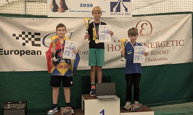 Un șahist de argint. Ștefan Grigorescu a luat locul doi la Campionatul Uniunii Europene