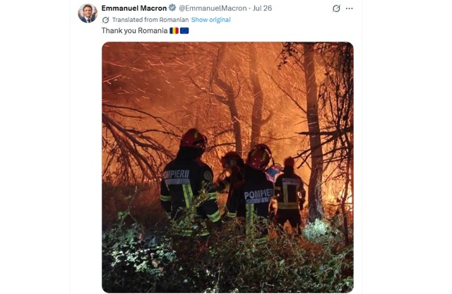 Pompierii români rămân încă două săptămâni în zonele din Franța grav afectate de incendii de vegetație