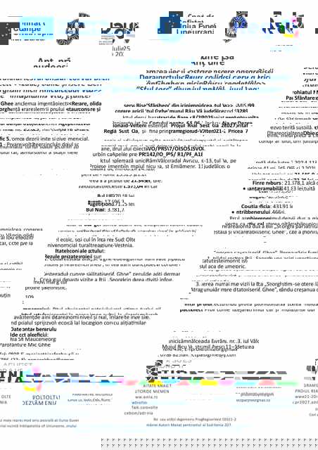 Anunț de presă - Restaurare, consolidare și conservare a Bisericii “Sfântul Gheorghe” din municipiul Râmnicu Vâlcea, județul Vâlcea