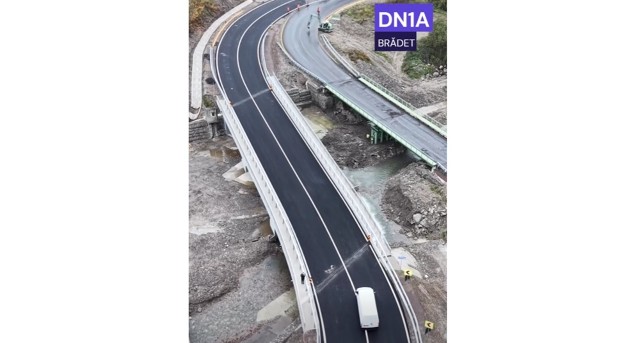Un nou pod pe DN1A Ploiești - Brașov. Construcția de 62 de metri a costat peste 16 milioane de lei