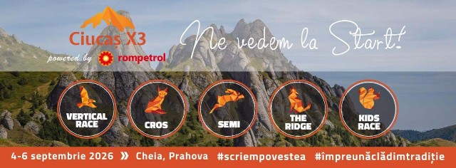 Înscrie-te la CiucașX3 powered by Rompetrol din 4-6 septembrie