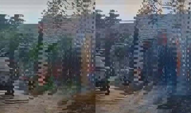 O casă din Mehedinți a fost cuprinsă de flăcări în urma unei neglijențe