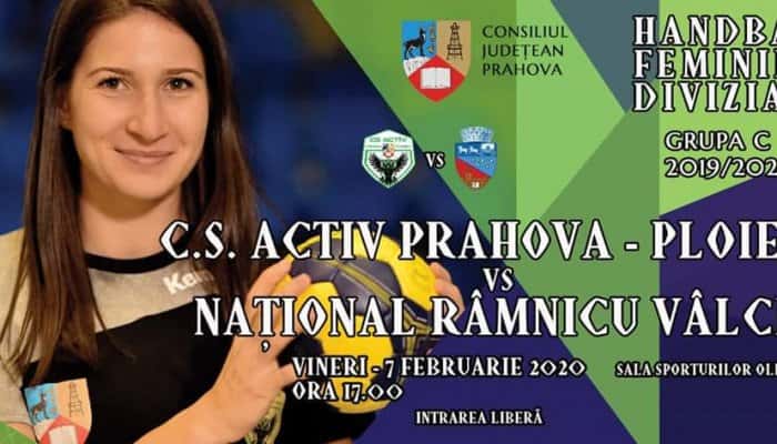 Ziua unei noi victorii. CS Activ Prahova Ploiești-Național Râmnicu Vâlcea Vineri ora 17.00