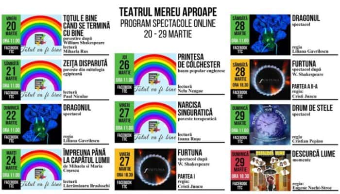 Spectacole online la Teatrul "Toma Caragiu" Ploieşti. Vezi programul!
