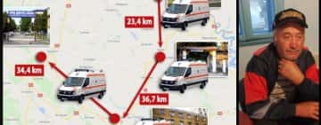 Un bărbat a murit după ce a fost plimbat o noapte întreagă cu ambulanţa între spitale