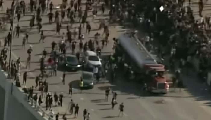 VIDEO | Un camion cisternă a trecut prin mulțime în timpul unui protest din Minneapolis