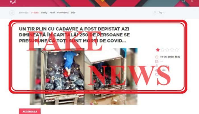 Știri false propagate în mediul on-line, de pe platforme găzduite în Rusia