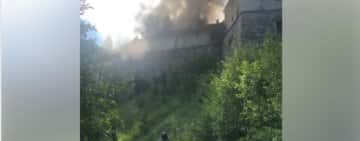 VIDEO | Incendiu la Cetatea Râșnov 