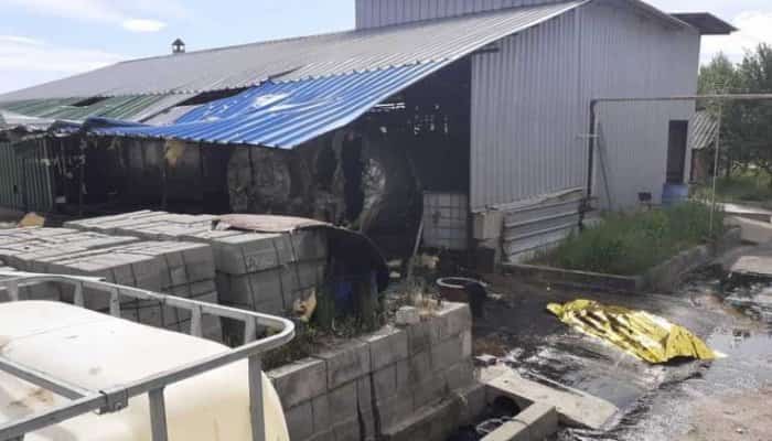 VIDEO | Două persoane au murit şi una a fost rănită după explozia unui cazan, la o fabrică de pavele