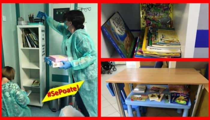#SePoate! Biblioteca de spital, un proiect de suflet pentru spitalele de pediatrie