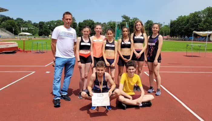 Aur şi argint pentru atletul Mihai Vlădoiu la Campionatul Naţional de copii 1 şi 2