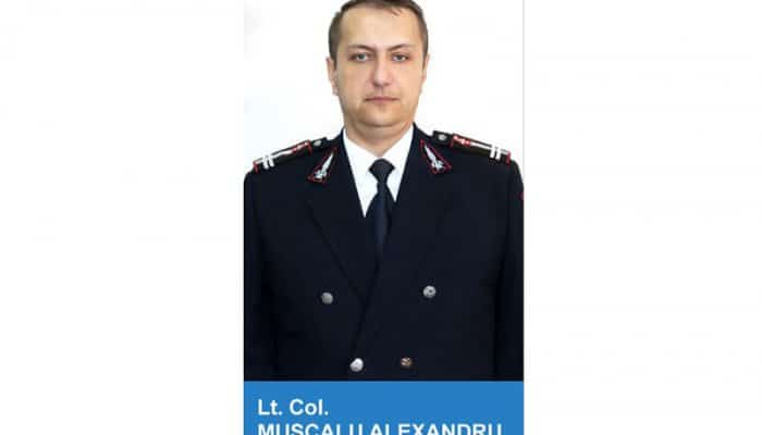 Lt. col. Muscalu Alexandru este noul sef al ISU Prahova