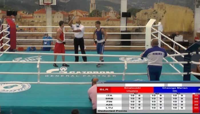 Marian Ghinoiu s-a oprit în optimile de finală ale Campionatului European de Box