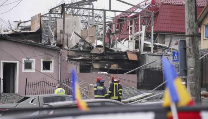 Imagini de la locul exploziei din Cluj-Napoca. O femeie în vârstă de 37 de ani a murit